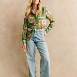 SÉZANE X PANGEA PIERRO SHIRT size 34